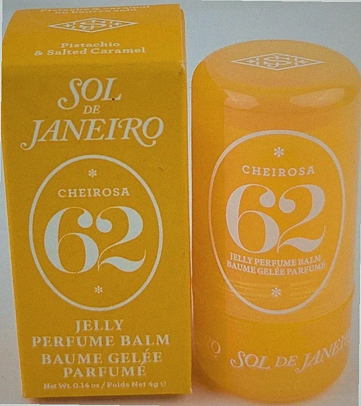SALE~ Sol De Janeiro Cheirosa 62 Jelly Perfume Balm 0.14oz NIB