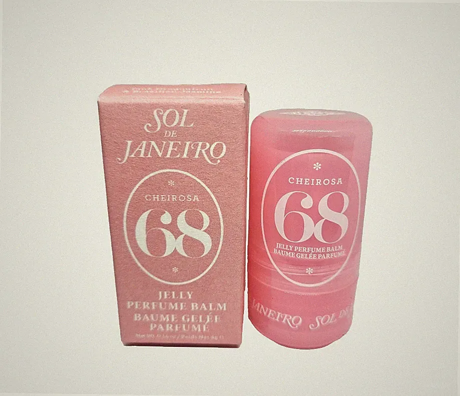 SEALED~ Sol de Janeiro Cheirosa 68 Jelly Perfume Balm 0.14 oz Pink Dragonfruit