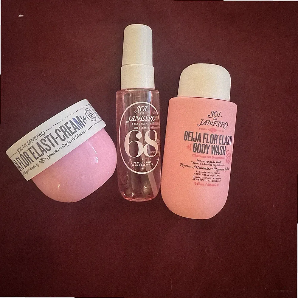 Sol de Janeiro 68 Perfume Mist • Beija Flor Travel Set • Elasti‑Cream, Body Wash