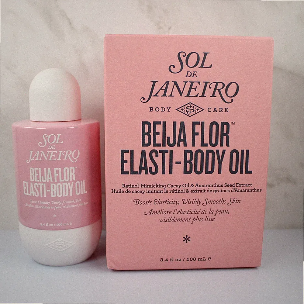 Sol De Janeiro Beija Flor Elasti-Body Oil 3.4 Fl Oz / 100 mL Boosts Skin Elastic